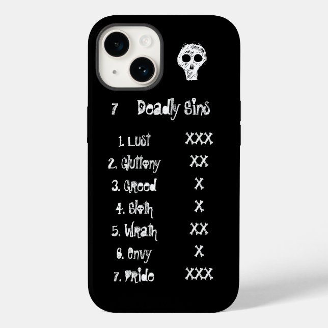 7 Deadly Sins T-Shirt (Baksida)