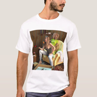 7 Dödliga Rumskamrater Återrendering - Konsttryck T Shirt