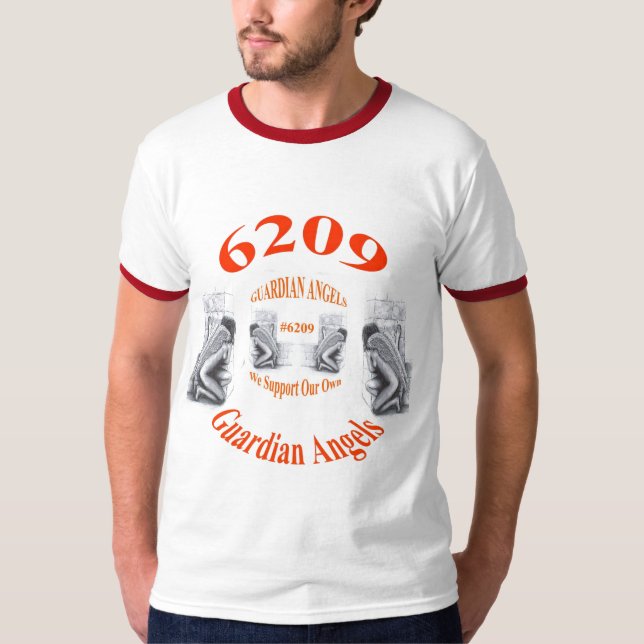 #7 dubblerar logotypSKYDDSÄNGLAR Tee (Framsida)