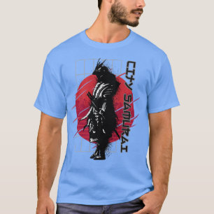 7 dygder med Bushido Code Samurai Apparel Japanska T Shirt
