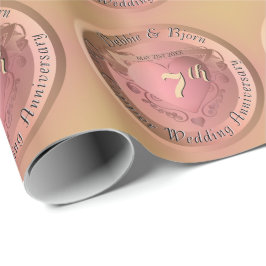 7:e/22:a medaljonårsdagen av kopparmedaljonisering presentpapper