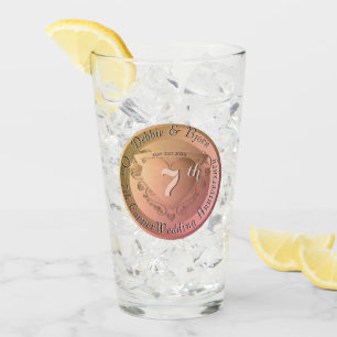 7:e/22 Bröllop-årsdag koppar