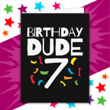 7:e, 7 år gammal pojke, Party, födelsedag, 7