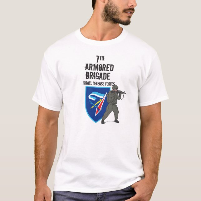 7:e-armerad brigad, Israels försvarsstyrkor T-shirt (Framsida)