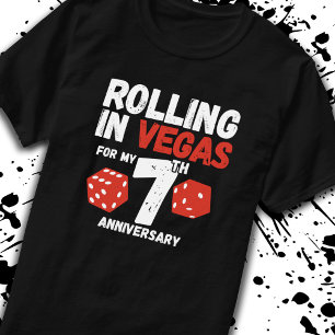 7:e-årsdagen för minneshögtiden 7 år Vegas-årsdage T Shirt