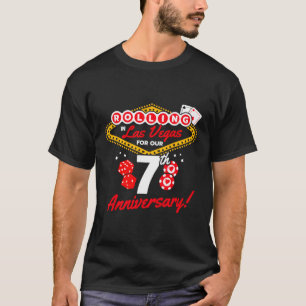 7:e-årsdagen för Vegas-årsdagen 7:e Bröllop T Shirt