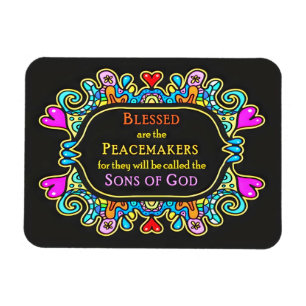 7:e Beatitude - Blanka är peacemakers Magnet