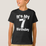 7:e Birthday Shirt. Min 7:e-födelsedag 7 år gammal T Shirt<br><div class="desc">7:e Birthday Shirt. Min födelsedag i 7:e 7 år gammal</div>