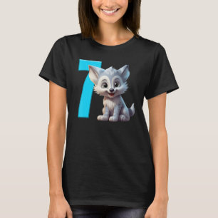 7:e Birthday Varg Shirt Birthday Boy Party Vargar T
