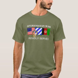 7:E CAVALRY 3RD INFANTRY AFGHANISTAN KRIG T-SHIRT