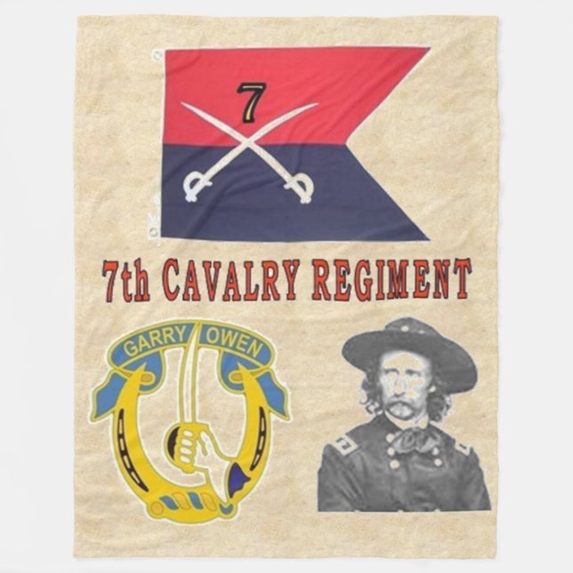 7:e CAVALRY Fleece Blanket (Framsidan)