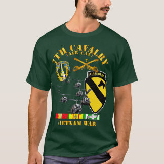 7:e Cavalry Luft Cav 1st Cav Division w SVC T Shirt