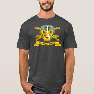 7:e Cavalry Regiment w Br Ribbon T Shirt