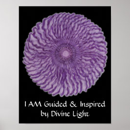 7:e Chakra Art #2 - Divine Connection Poster