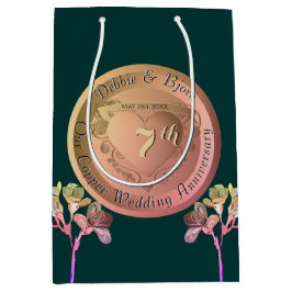 7:e Copper Fresia Gift Bag