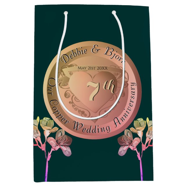 7:e Copper Fresia Gift Bag (Framsidan)