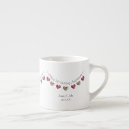 7:e (eller någon annan) Bröllop-årsdagen make & hu Espressomugg