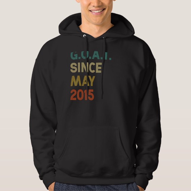 7:e födelsedag 7 år gammal get sedan maj 2015 1 hoodie (Framsida)