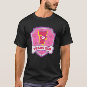 7:e födelsedag 7 år gammal patrullering Hundar Äls T Shirt