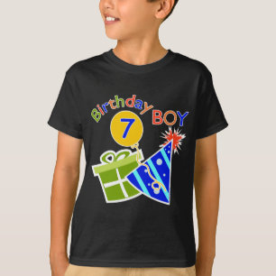 7:e födelsedag - födelsedagspojke t shirt