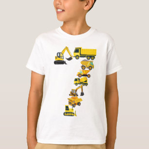 7:e födelsedag Lastbil 7-årig pojke Kid T Shirt