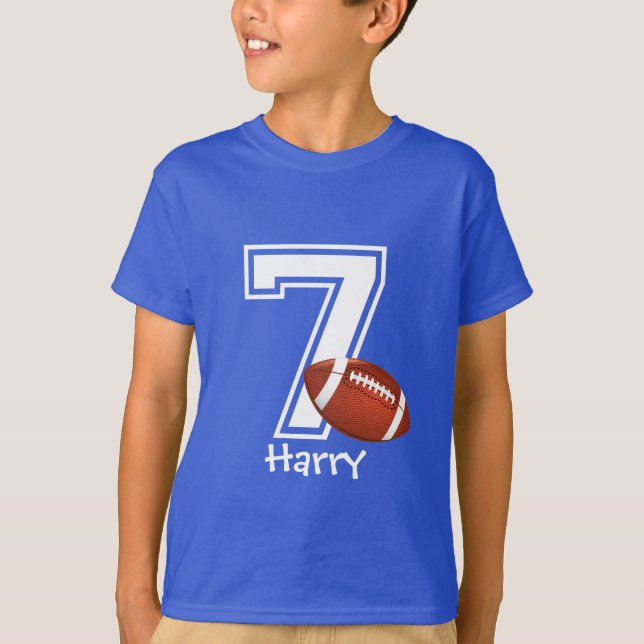 7:e födelsedag personlig-3 tee shirt (Framsida)