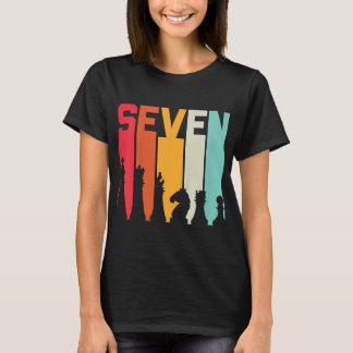 7:e födelsedag - spelarspel för spelaren för spela t shirt