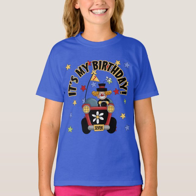7:e-födelsedagen Clown Tee (Framsida)