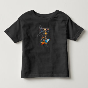 7:e födelsedagskalenflickor Astronaut 7 år gamla T Shirt