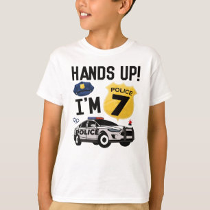 7:e födelsedagspresent - 7 år gammal pojke t shirt