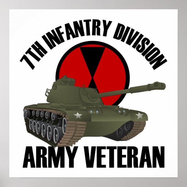 7:e ID med M-48-Tank Poster (Framsidan)