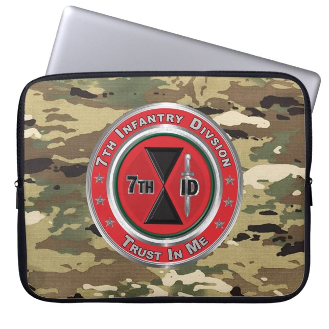 7:e infanteridivisionen laptop fodral (Framsidan)