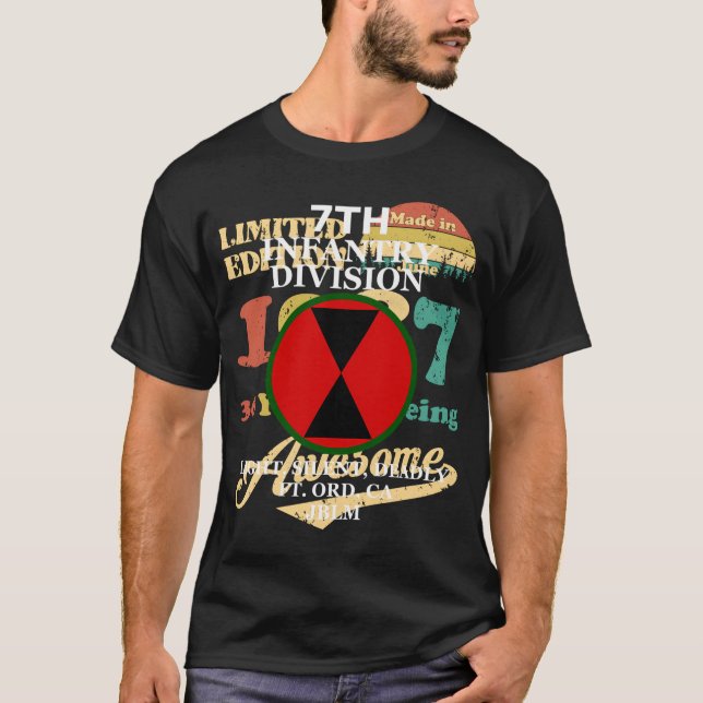 7:e infanteridivisionens infanterisoldat t shirt (Framsida)