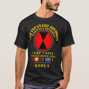 7:e Infantry Division Korea Cp Casey w SVC T Shirt
