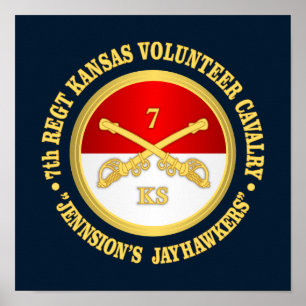 7:e Kansas Cavalry Poster