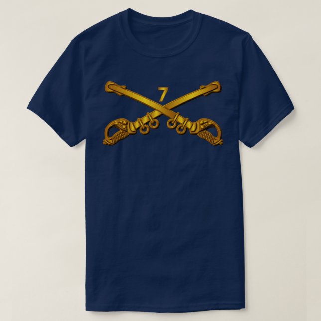 7:e kavalleribransch utan text t shirt (Design framsida)