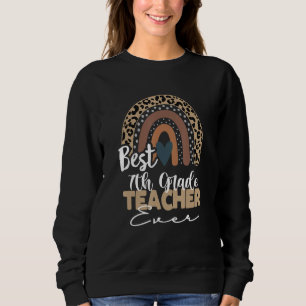 7:e Klass Lärare Boho Rainbow Teacher Appreciatiat T Shirt