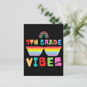 7:e Klass Vibes Back to school Lärare och Student Helg Vykort