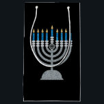 7:e Natten Hanukkah Glitter Small Gift Bag<br><div class="desc">Hanukkah 2022 börjar på kvällen Söndag den 18 december och slutar på kvällen måndagen den 26 december</div>