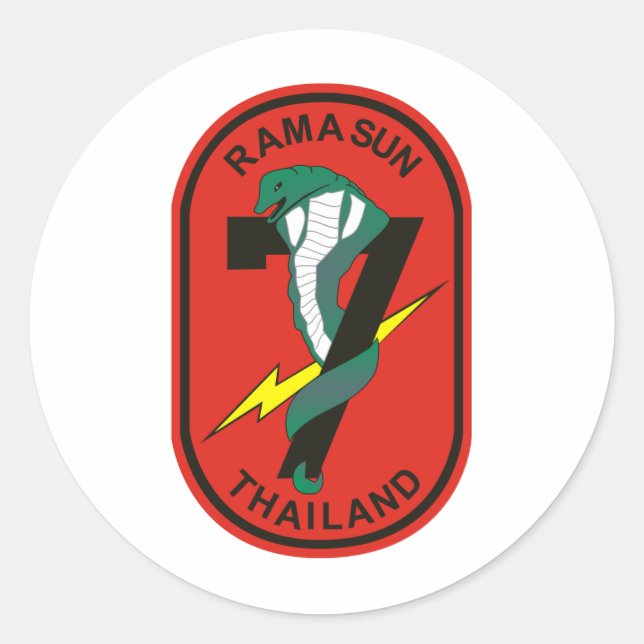 7:e RRRFS Runt Klistermärke (Framsida)