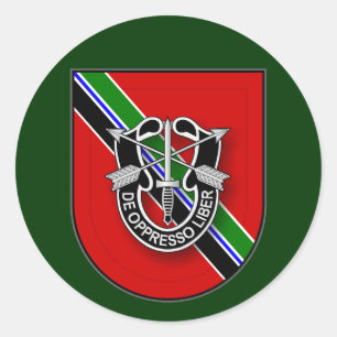 7:e SFG(A) - Service i Afghanistan UA Runt Klistermärke