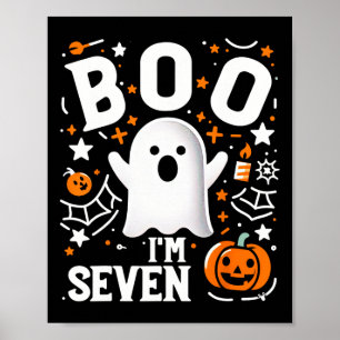7:e, sju år gammal Boo, sju år! Hallowed Poster