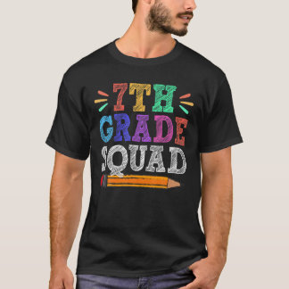 7:e, sjunde Klass-torginalläraren Student Funny ba T Shirt
