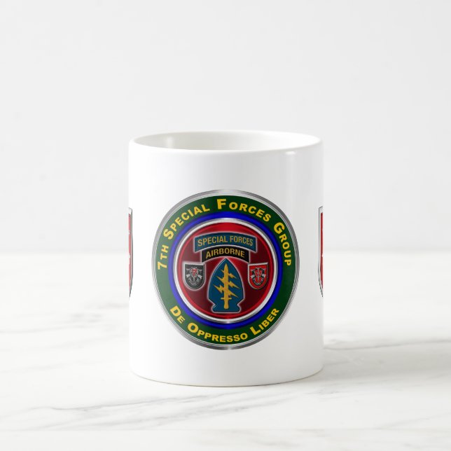7:e Speciell Forces Group Airborne Kaffemugg (Center)