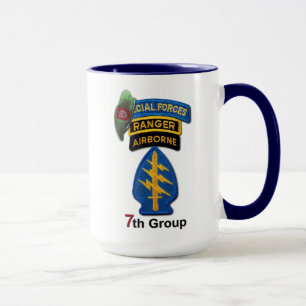 7:e Speciell Forces Group Grönt Berets SFG SF Vets Mugg