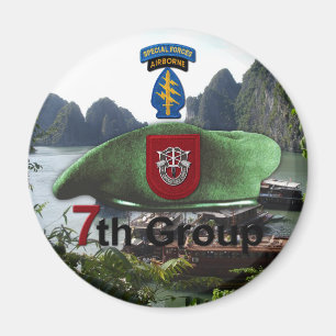7:e Speciell Forces Group SF SFG Veterans Vets Magnet