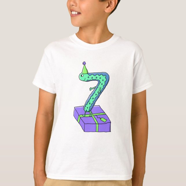 7:efödelsedagCartoon. T-shirt (Framsida)