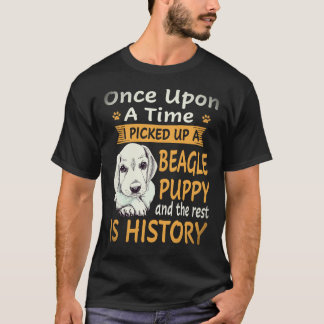 7 En gång för länge sedan - Beagle Valp Beagle T Shirt