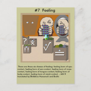 #7 Feelings - från beroende Arising Inbjudan Vykort