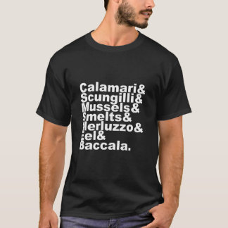 7 Fiske Sju jul Kväll italiensk helgdag T Shirt